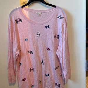 Pink sweater